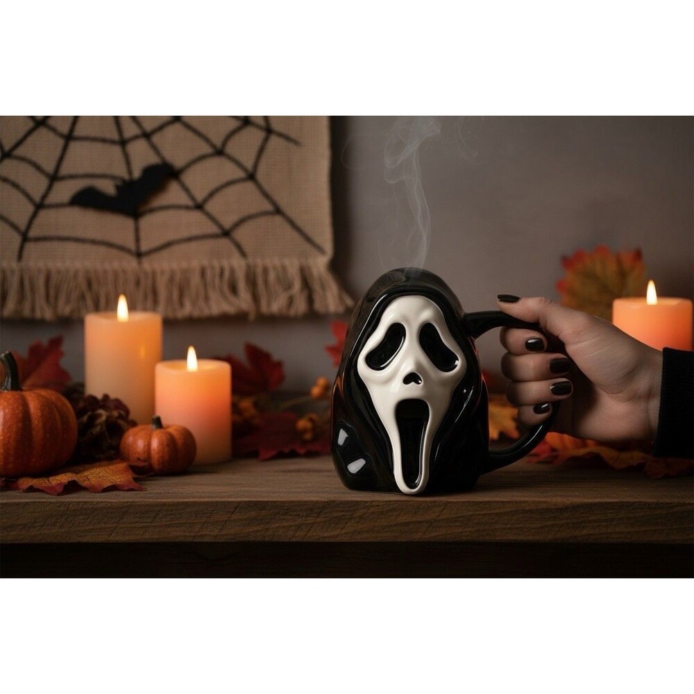 Bioworld Licensed Ghost Face Ceramic 16oz Mug Halloween Collectibles SCREAM